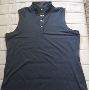 Tail Women's Black Golf Polo, Size XL